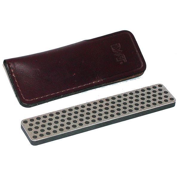 4" Diamond Whetstone Sharpener with Leather Sheath - Extra-Coarse